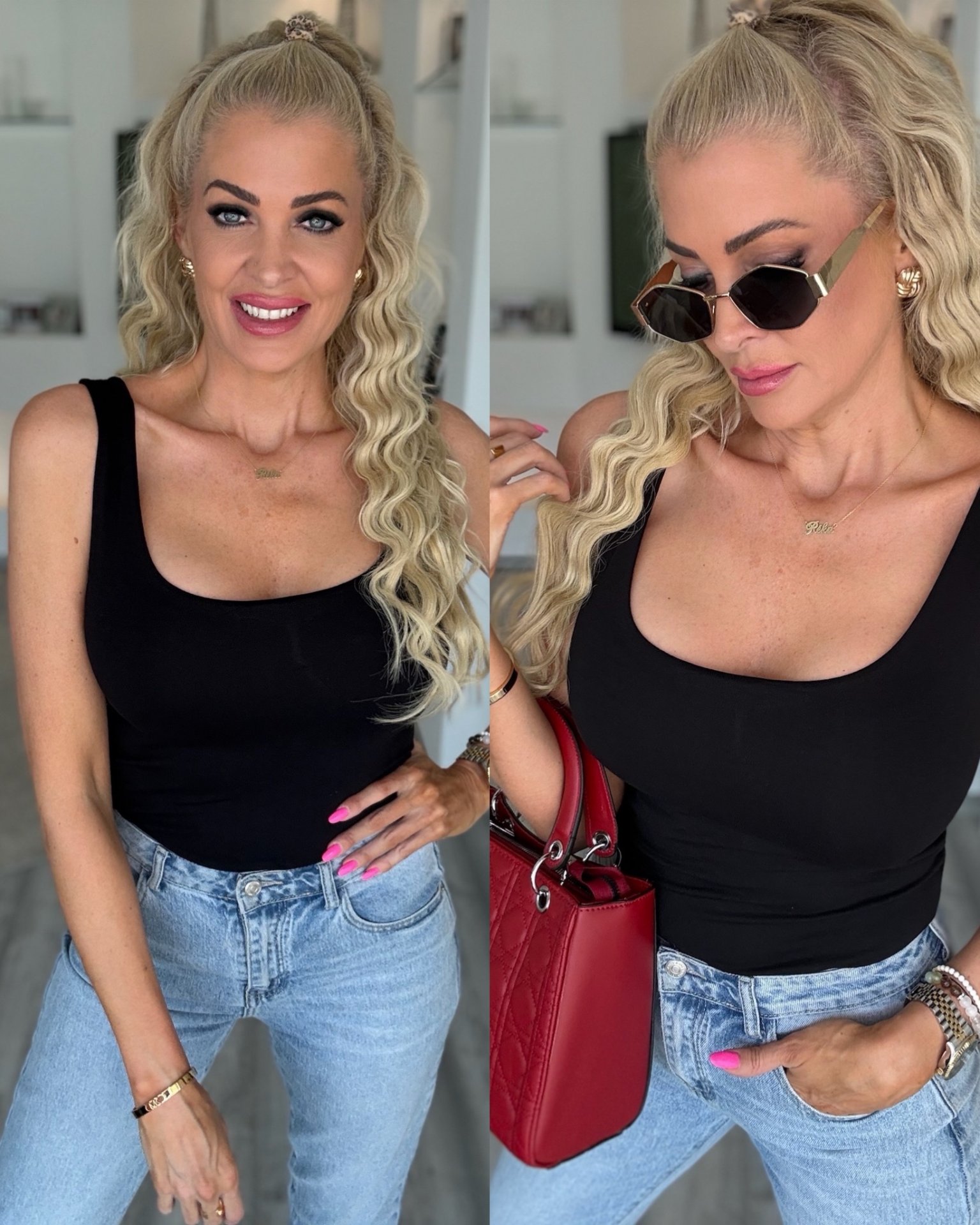 LAURA pamut trikó fekete 