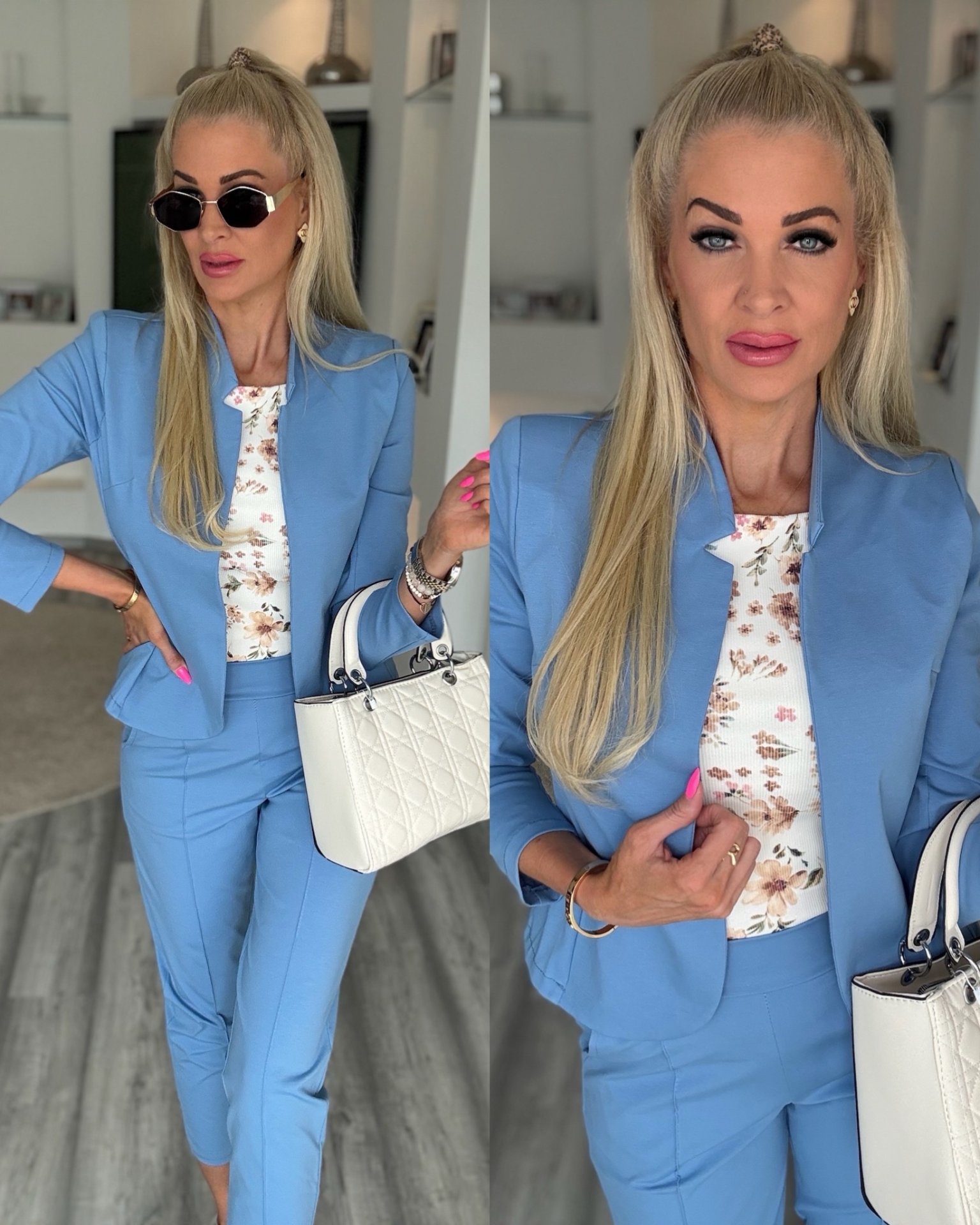 MASSIMO blézer farmerkék 