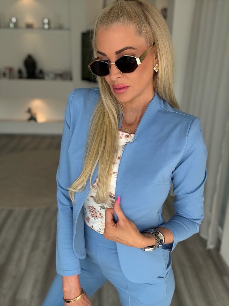 MASSIMO blézer farmerkék 