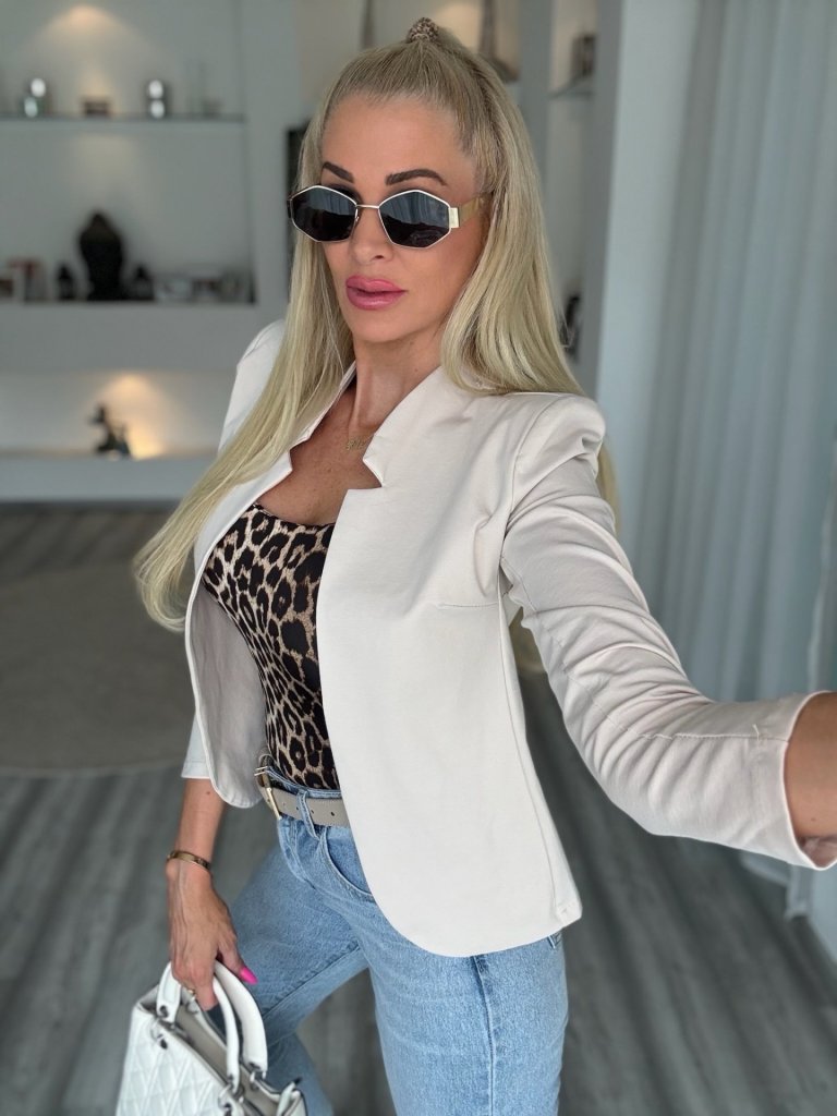 MASSIMO blézer bézs 