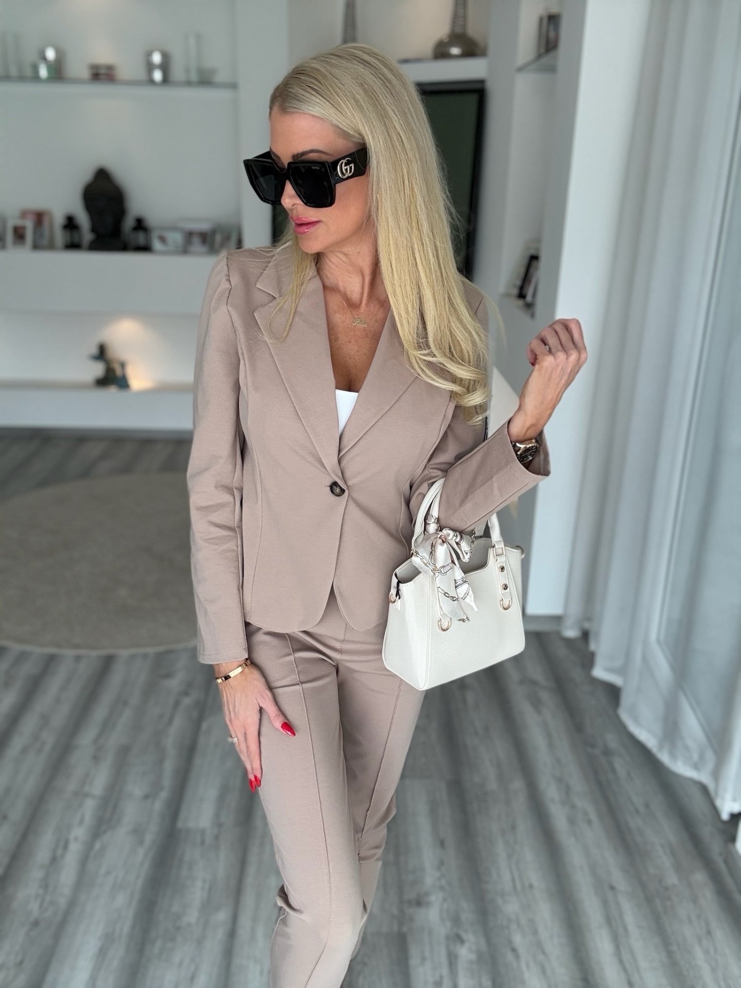 FASHION 2 részes szett taupe 