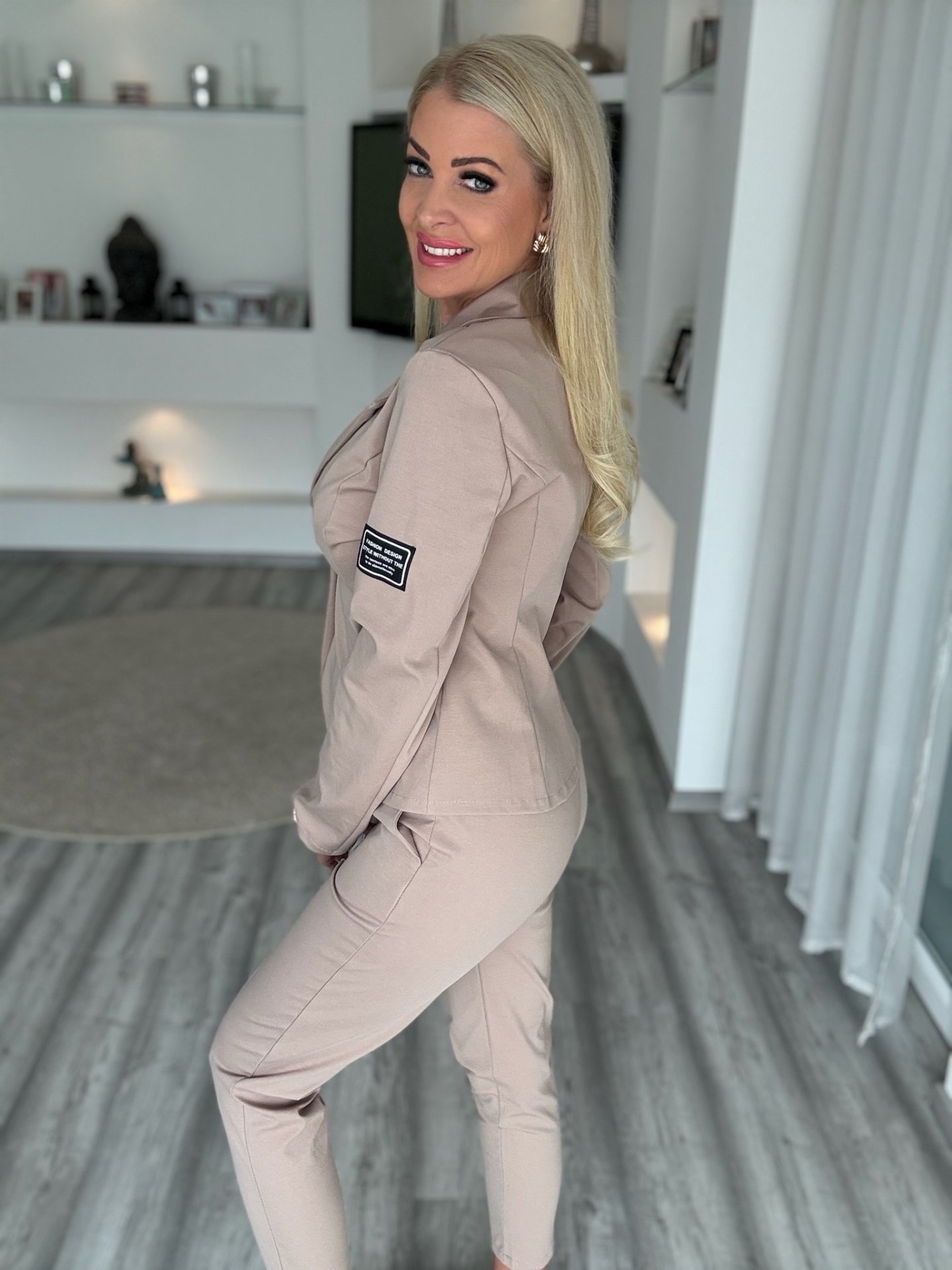 FASHION 2 részes szett taupe 