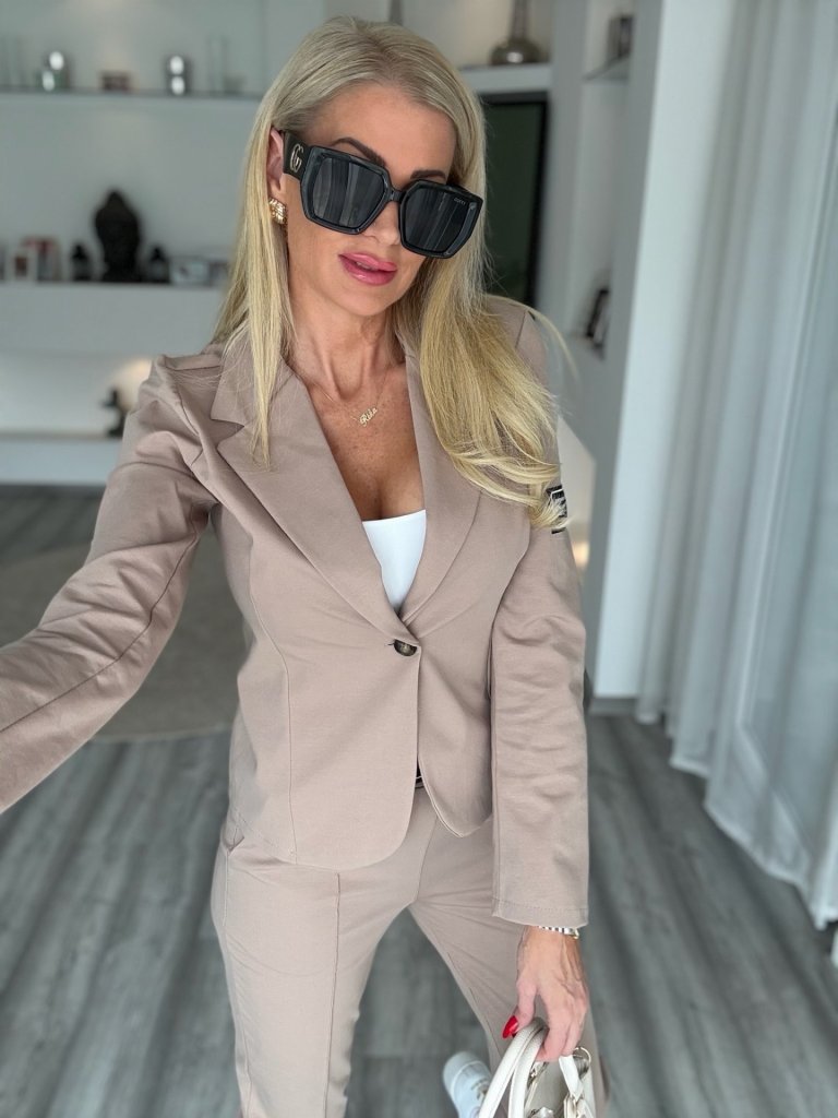 FASHION 2 részes szett taupe 