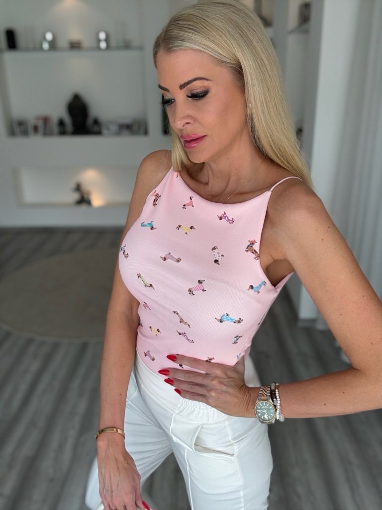 TACSIS RIVA felső rózsaszín 