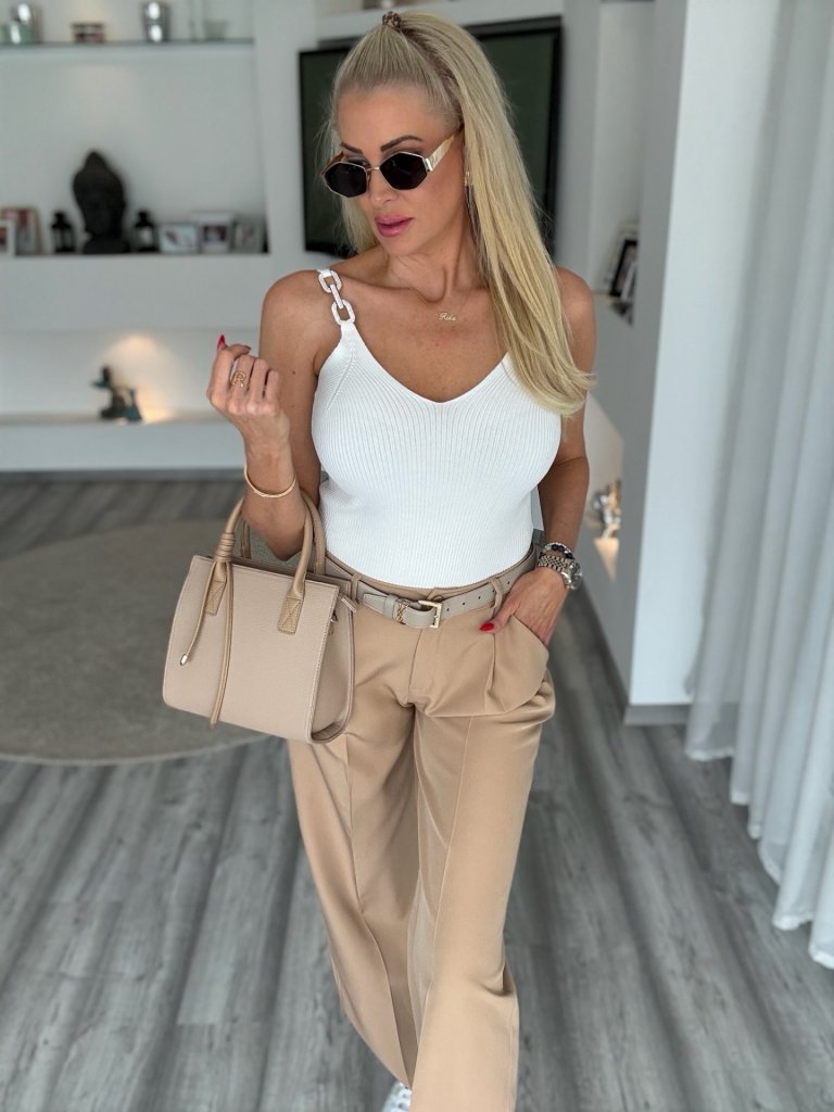 REBI egyenes szaru nadrág barna 