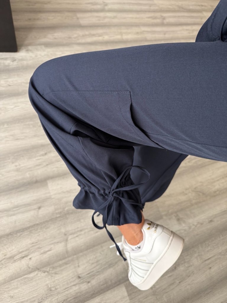 ALUL megkötős nadrág sötétkék 