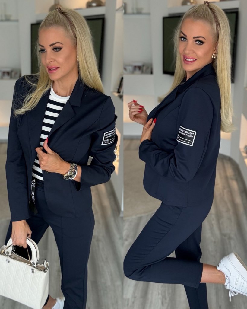 FASHION 2 részes szett sötétkék 