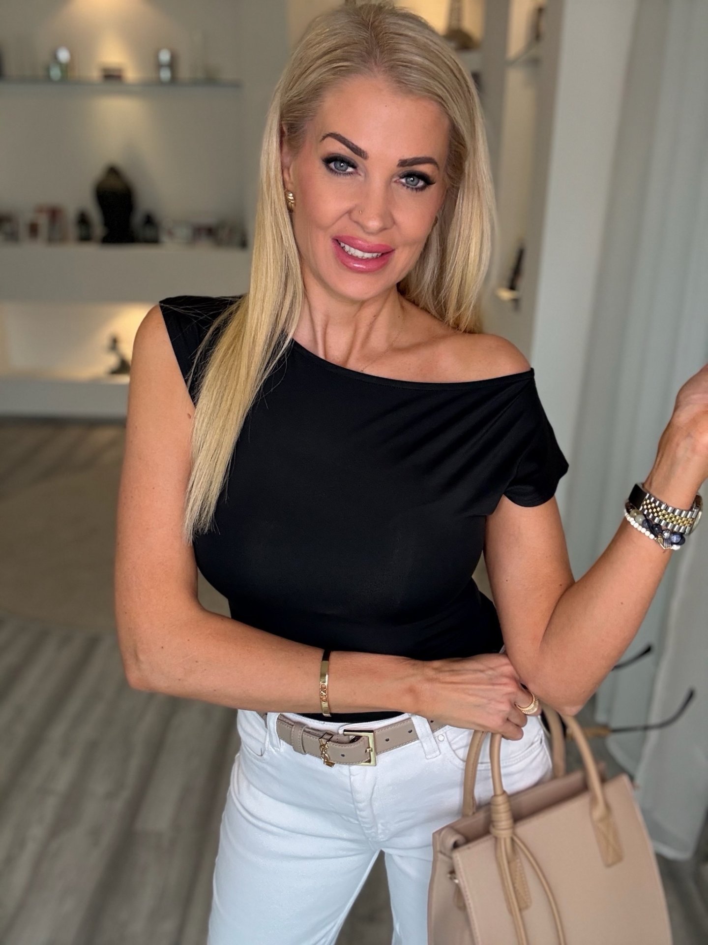 VIKI jégselyem felső fekete 