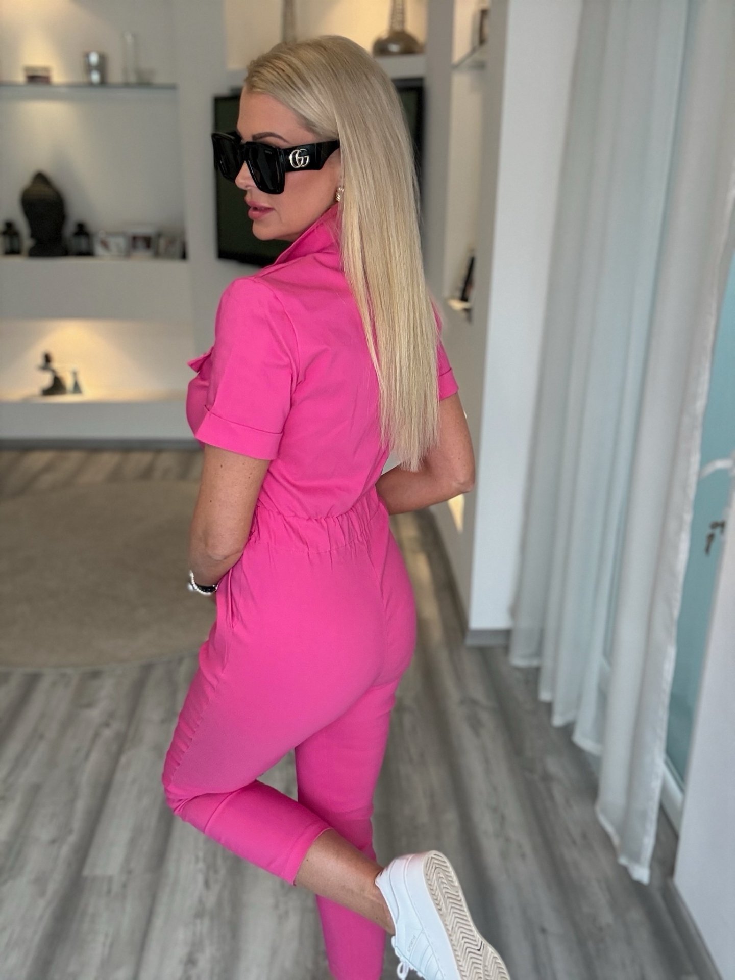 NIA elasztikus overal pink