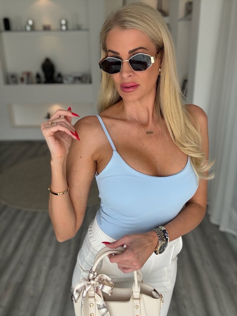 PERFECT jegselyem top babakék 