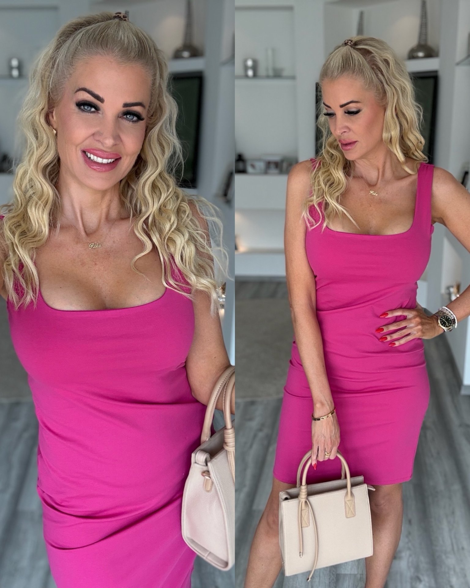 CONTOUR ruha pink