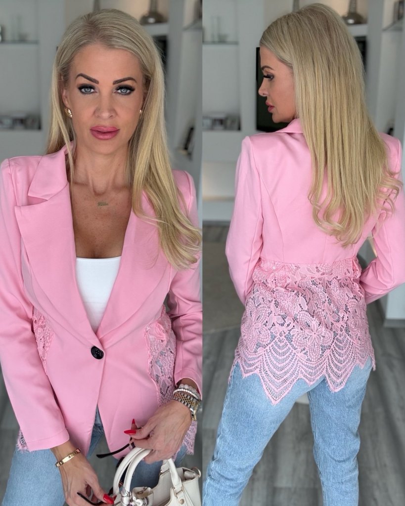 CSIPKE blézer rózsaszín 