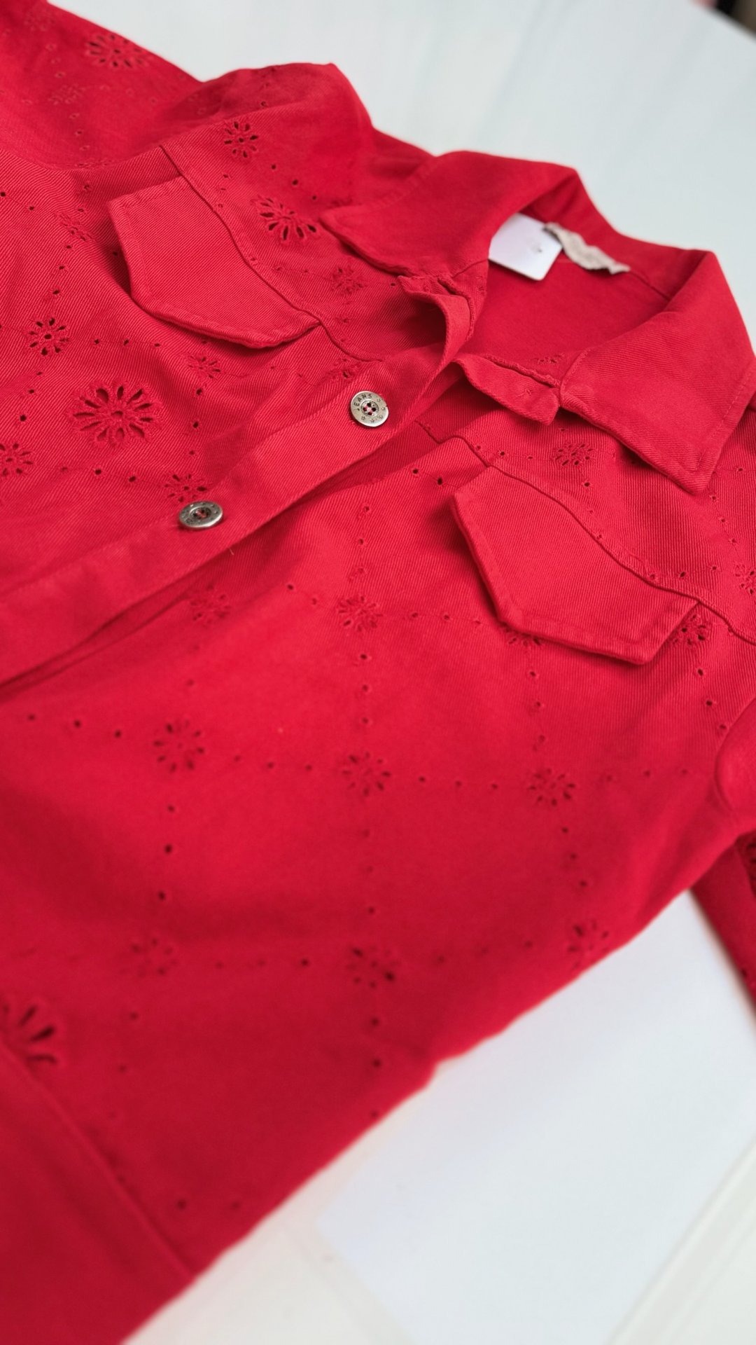 HÍMZETT farmer kabi piros 