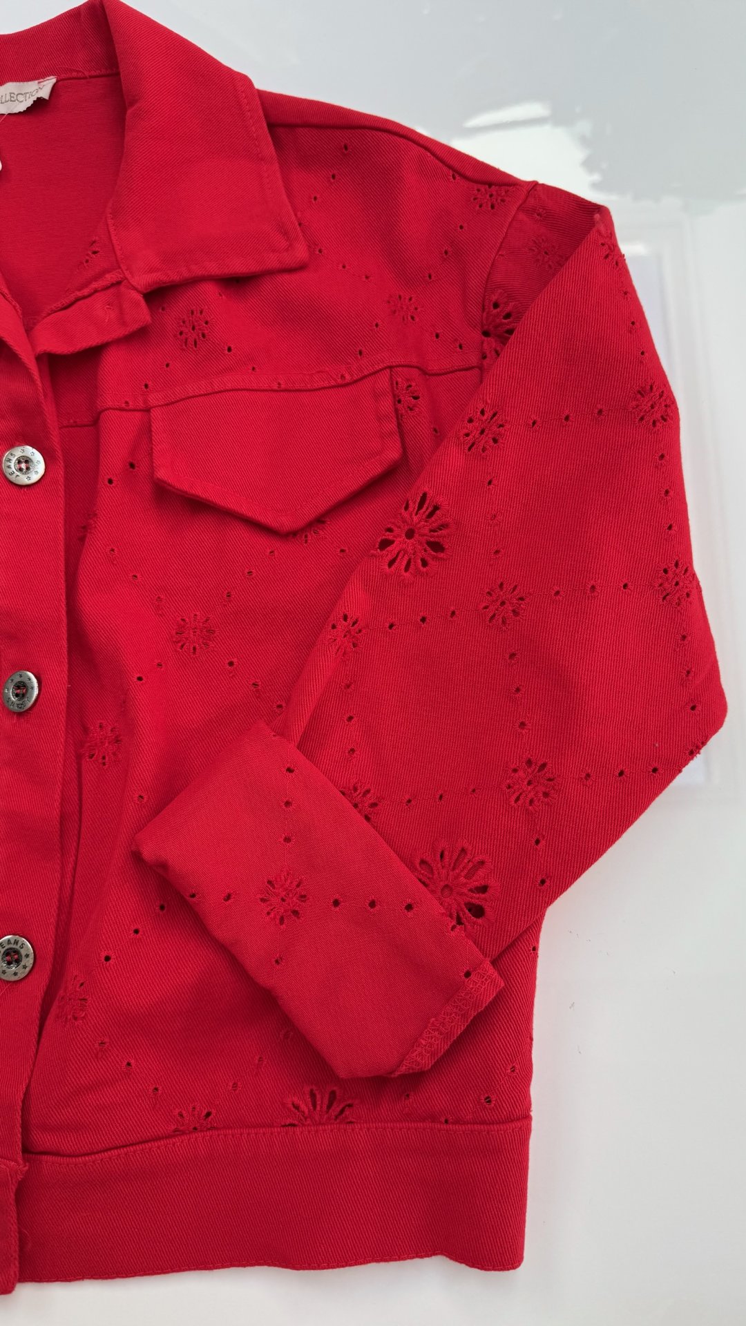 HÍMZETT farmer kabi piros 