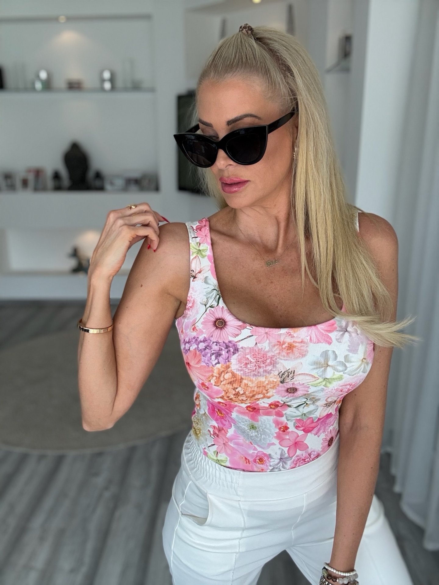 MYFLOWER trikó rózsaszín 