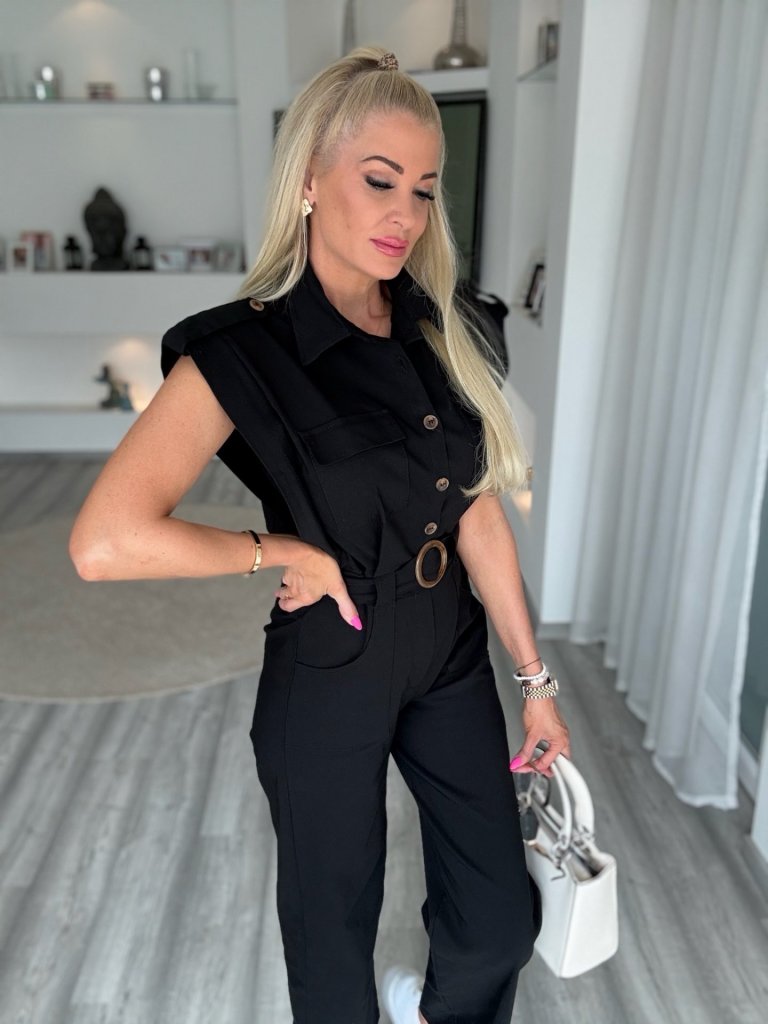 SAFARI elasztikus overal fekete