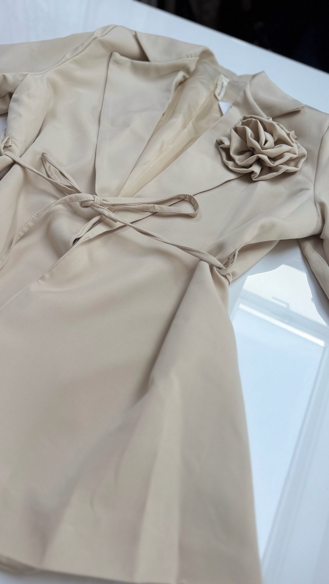 RÓZSÁS blézer bézs 