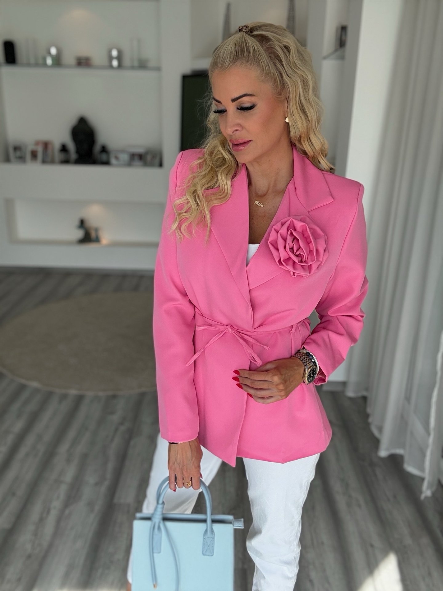 RÓZSÁS blezer pink