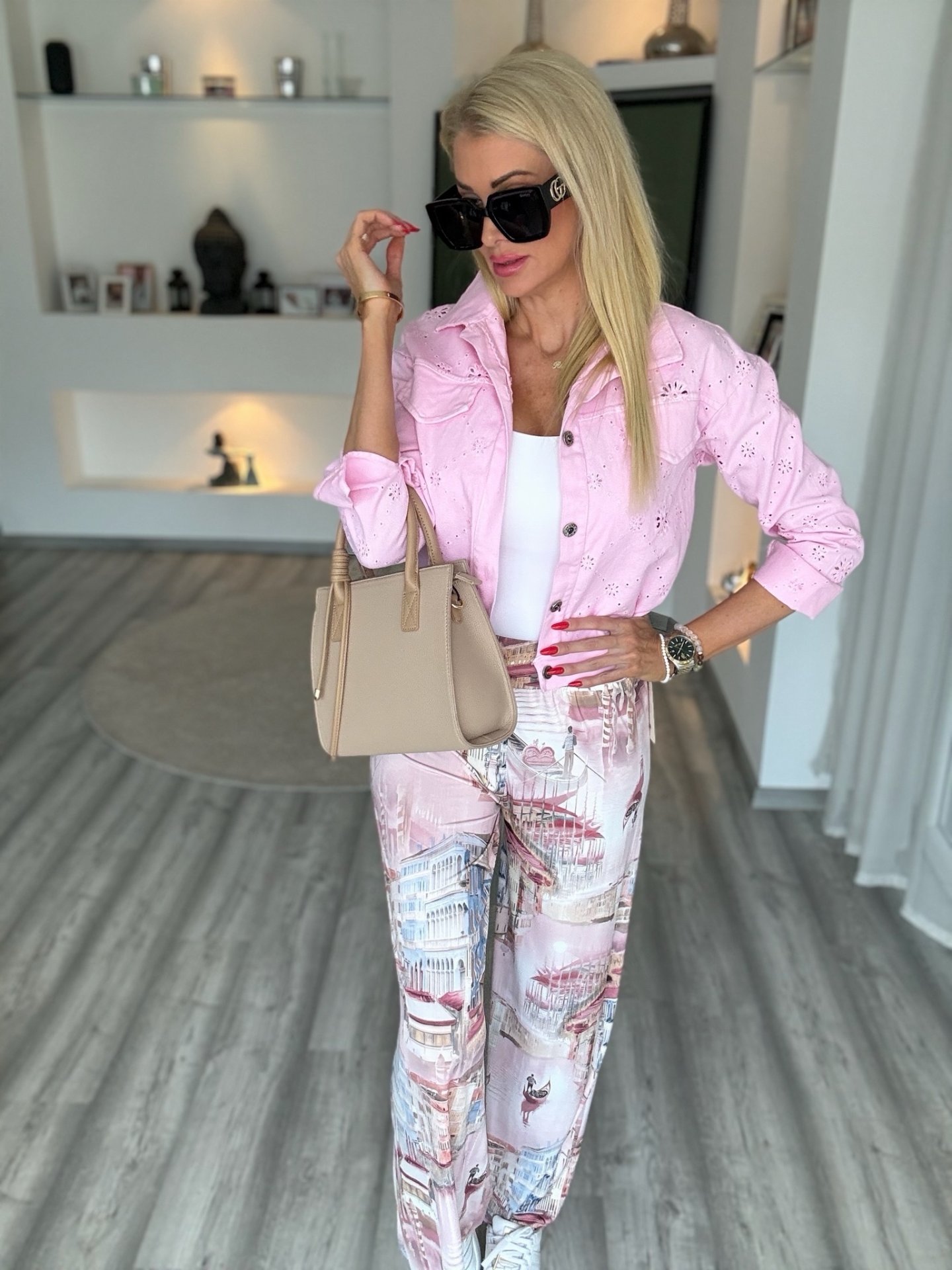 VELENCE nadrág rózsaszín