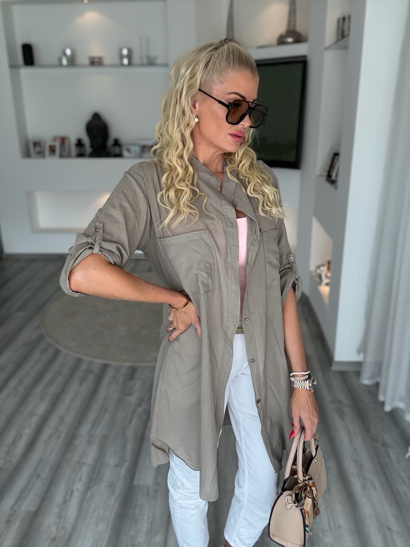 BEACH Oversize ing mocca