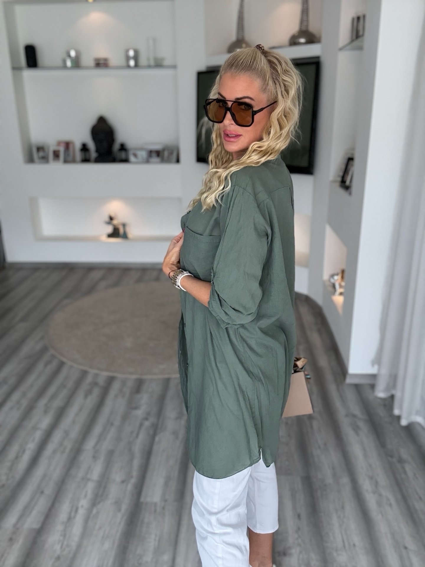 BEACH Oversize ing khaki