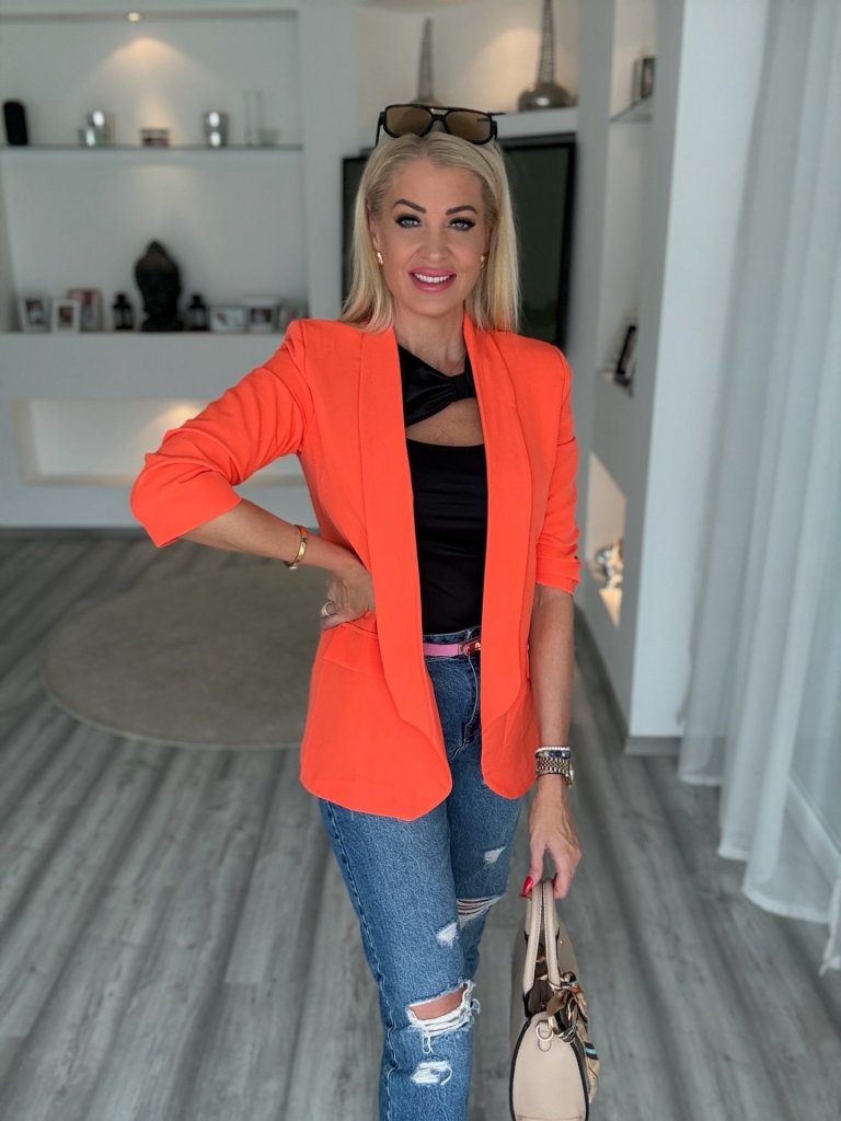 LUNA blézer narancs