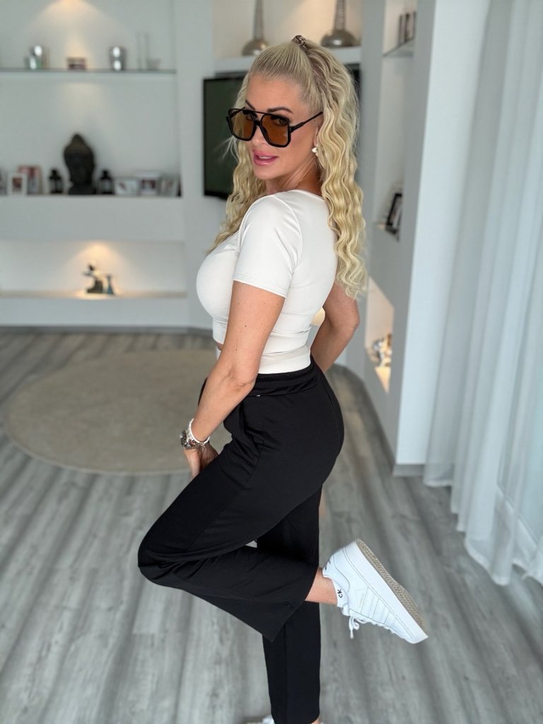 LUXURY szett hosszú nadrággal bézs 