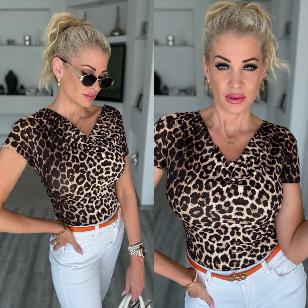 ISARA ejtett nyakú felső leó