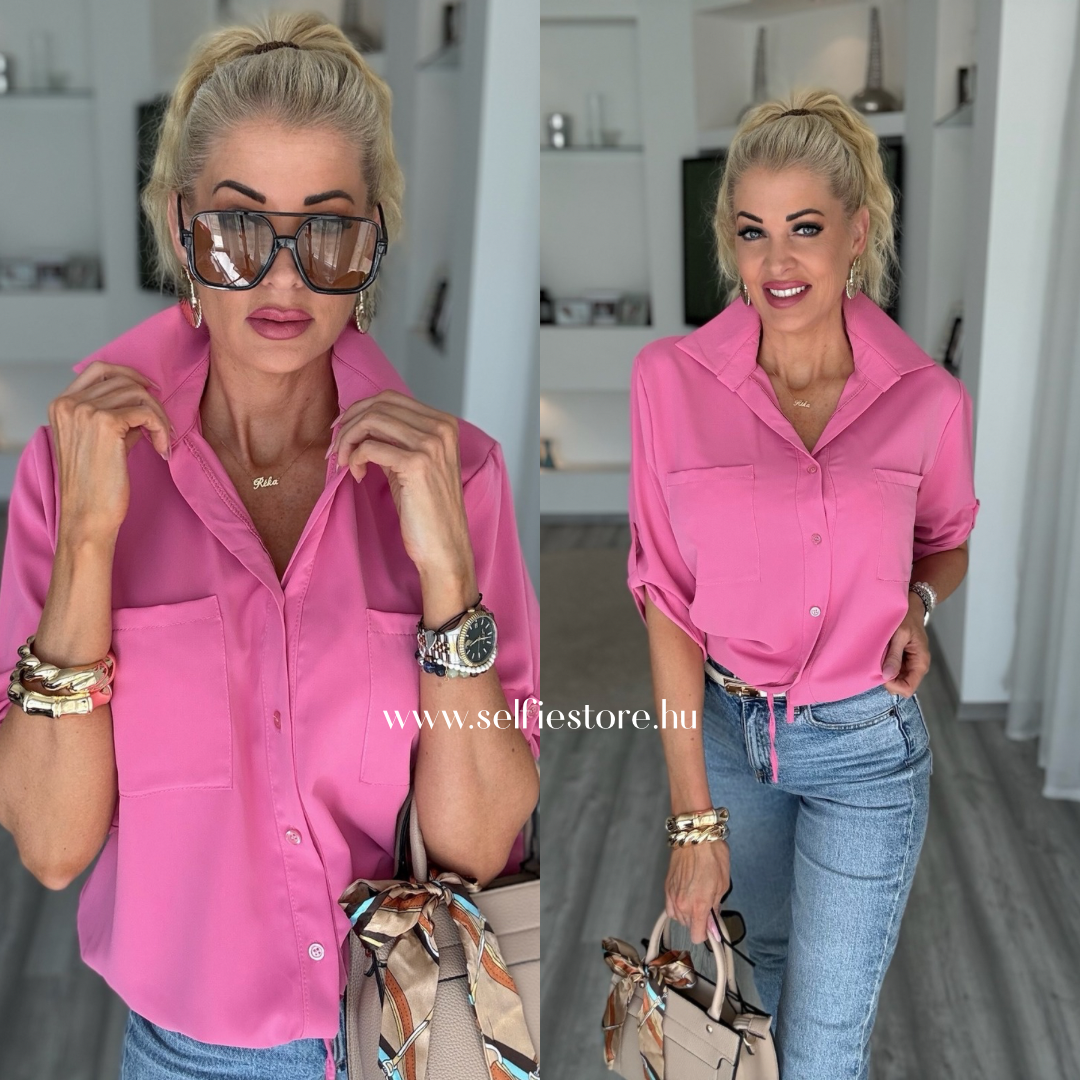 CLASS megkötős ing rózsaszín