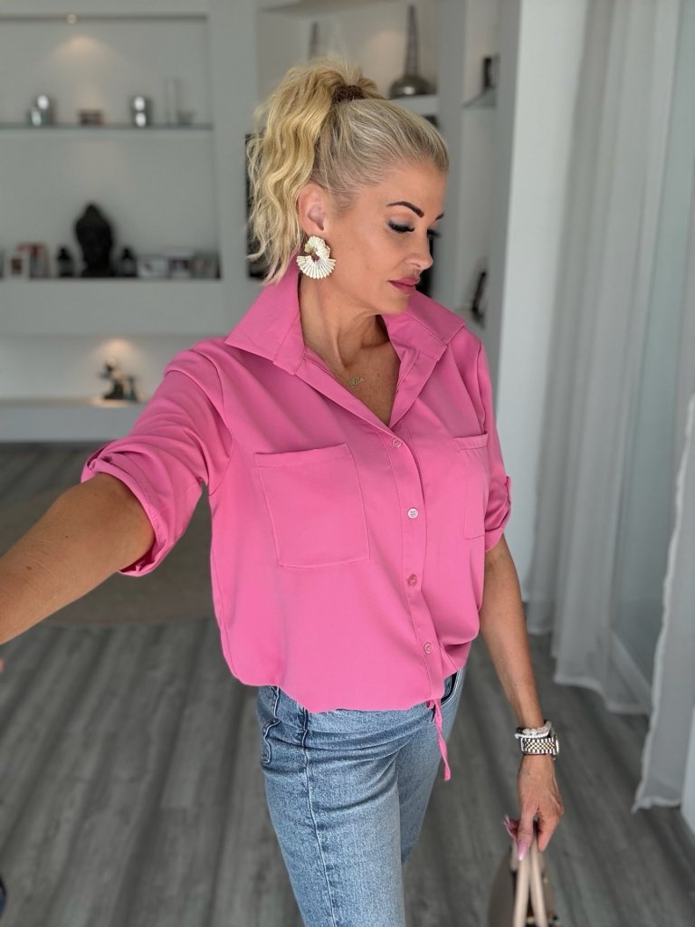 CLASS megkötős ing rózsaszín