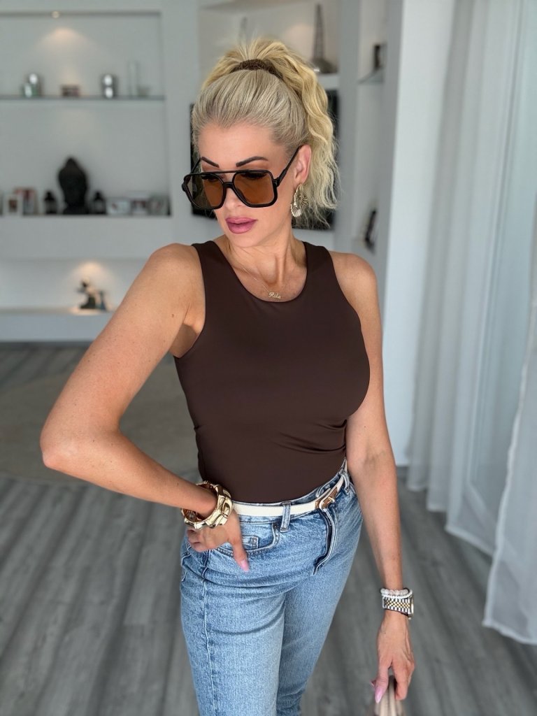 MONA jégselyem felső csokoládé