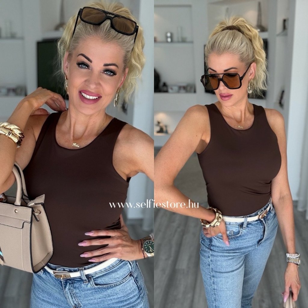 MONA jégselyem felső csokoládé