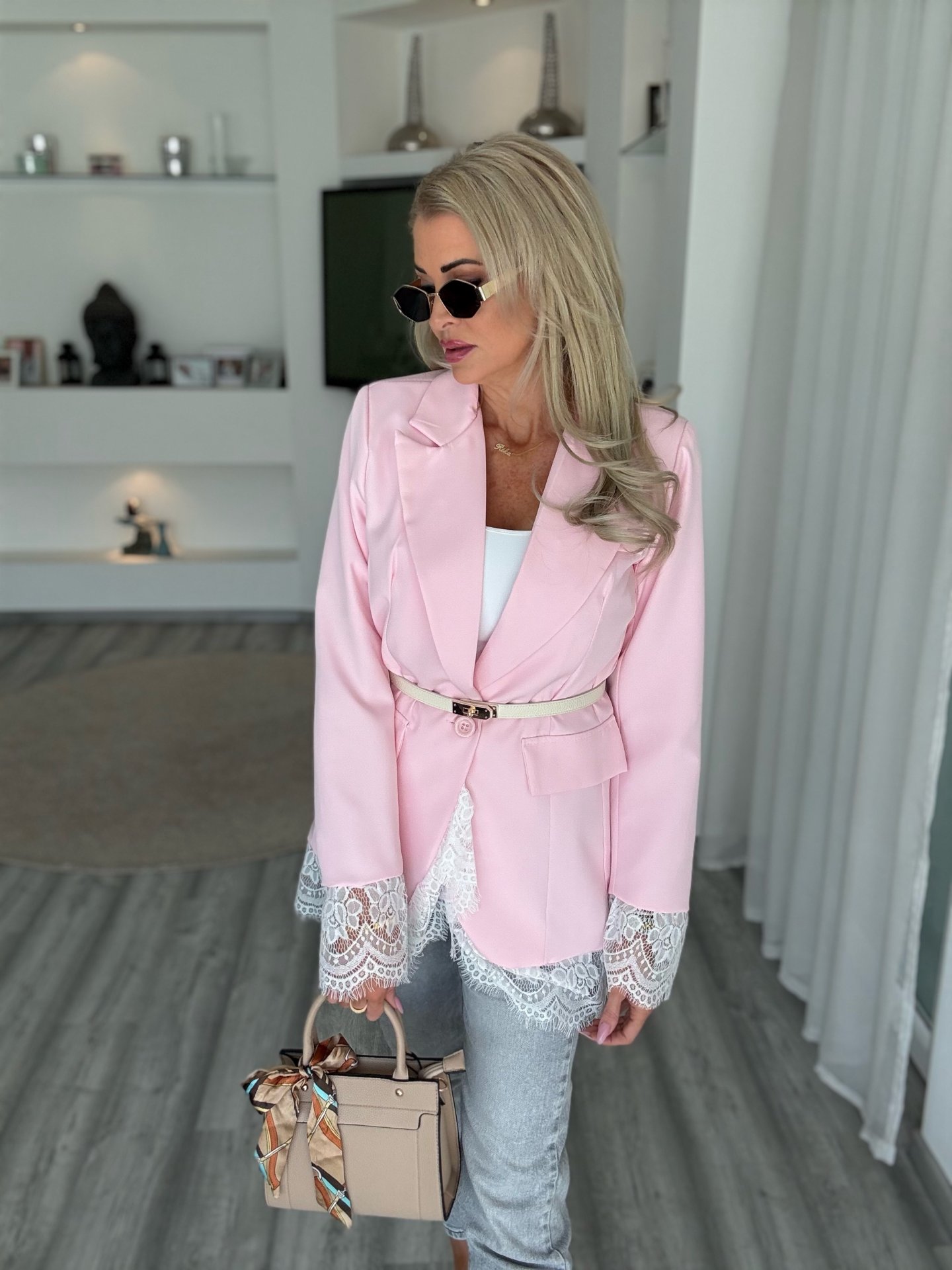 CSIPKE blézer rózsaszín 