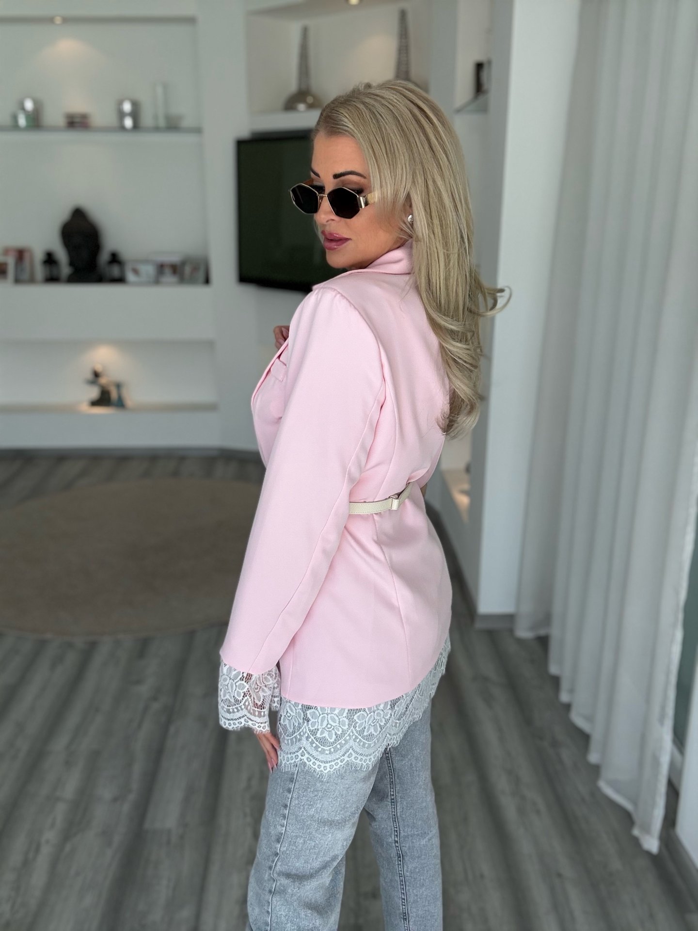 CSIPKE blézer rózsaszín 