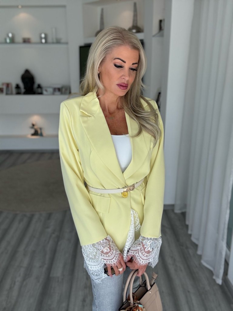 CSIPKE blézer sárga 