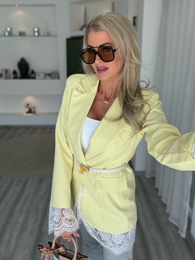 CSIPKE blézer sárga 