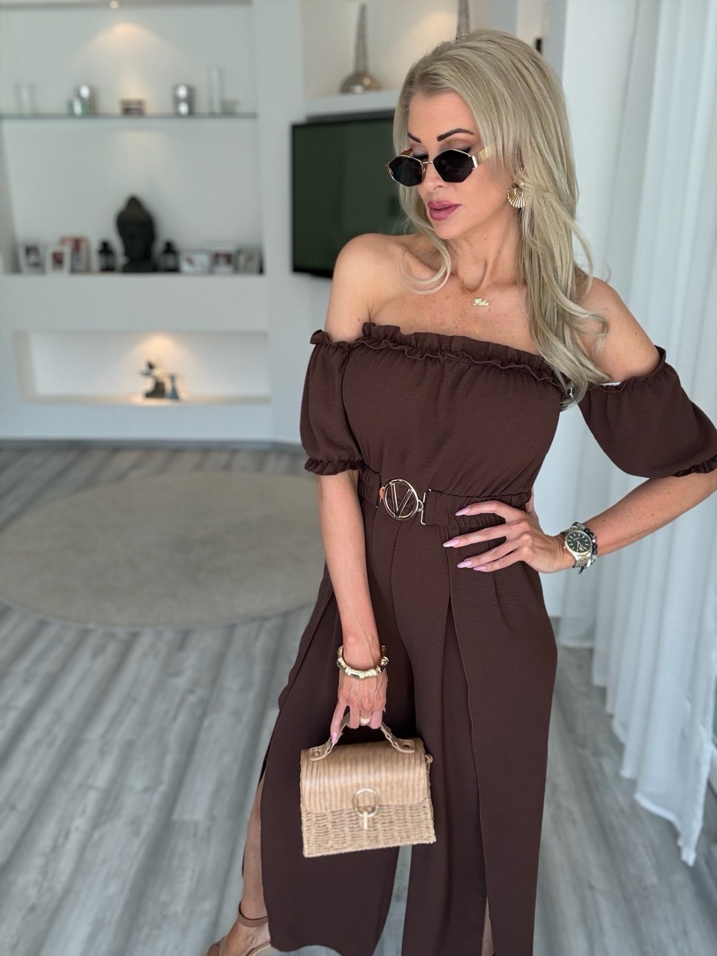TIFFANY overal övvel csokoládé