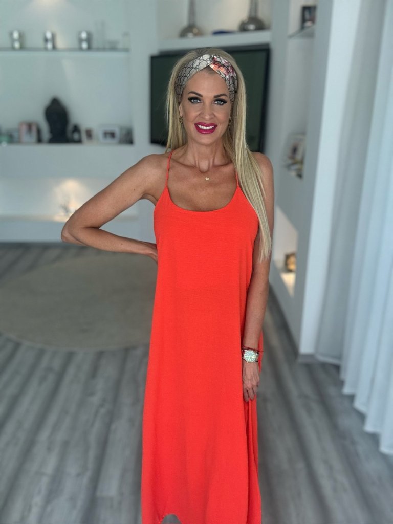 NINA maxi ruha narancs 