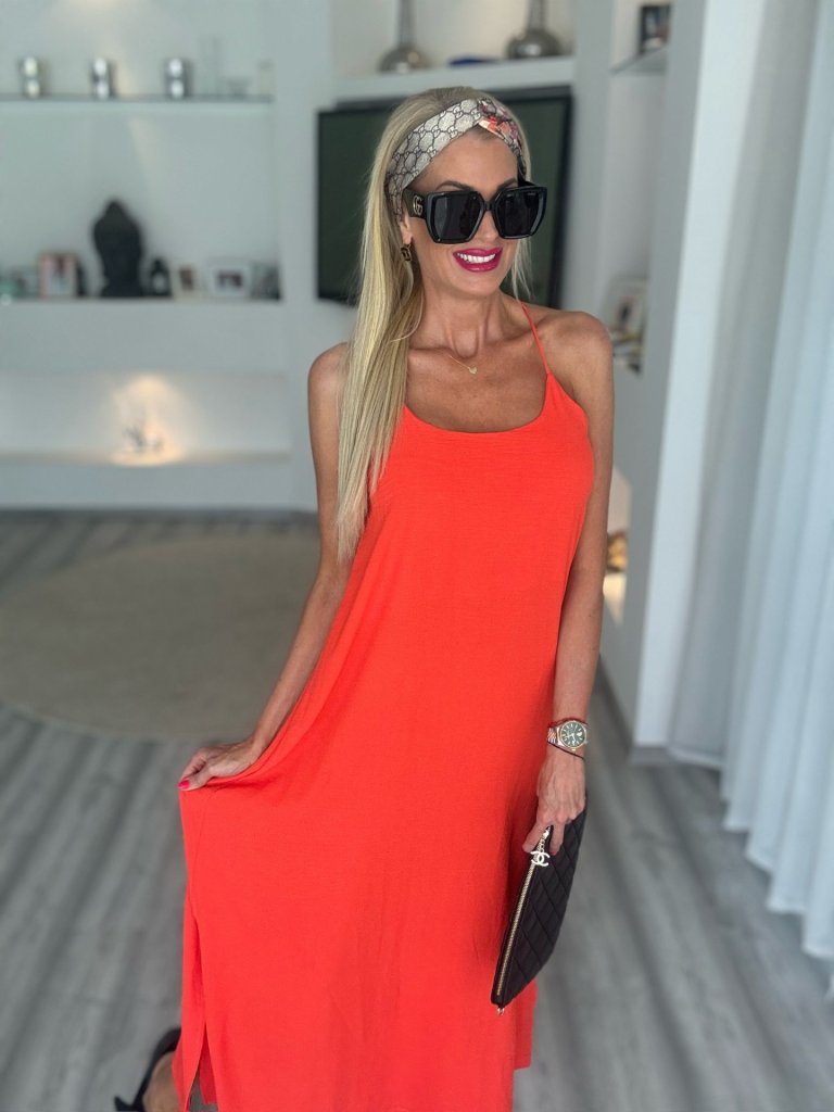 NINA maxi ruha narancs 