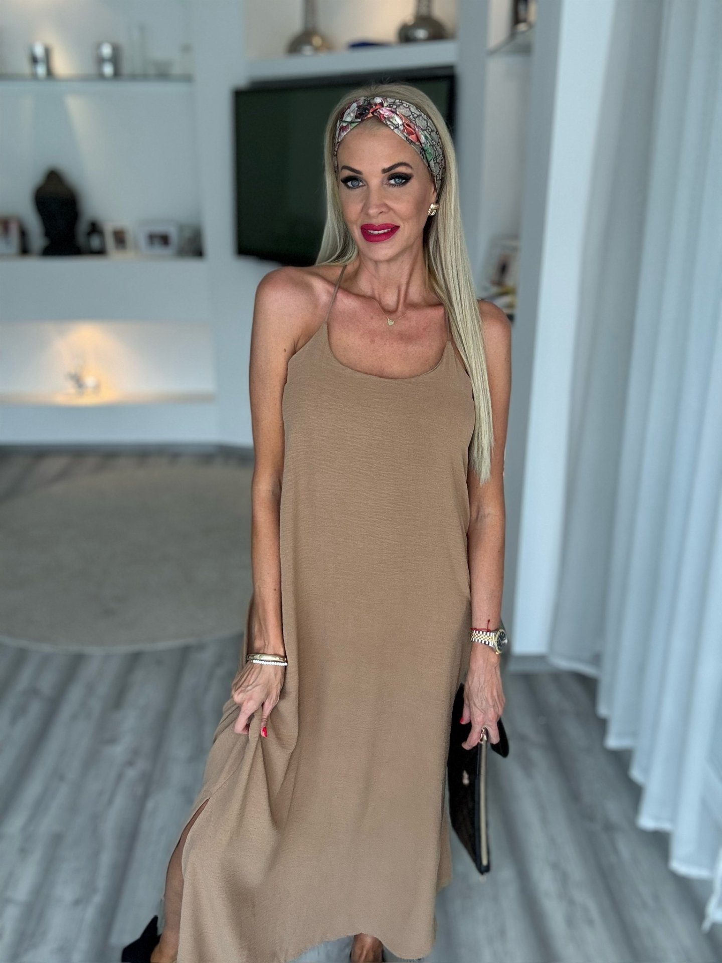 NINA maxi ruha barna 