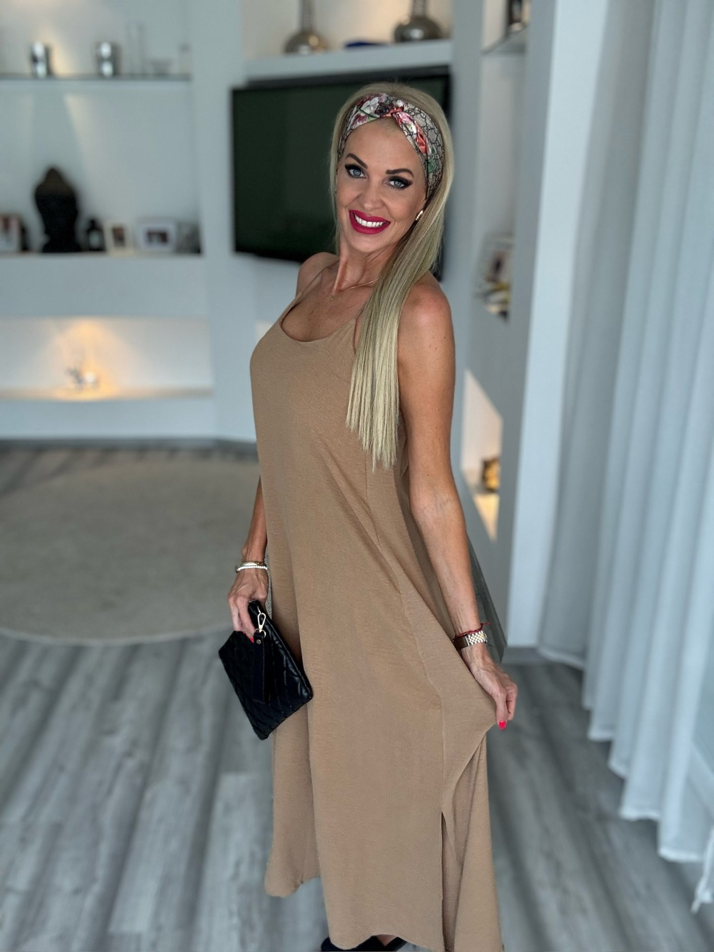 NINA maxi ruha barna 