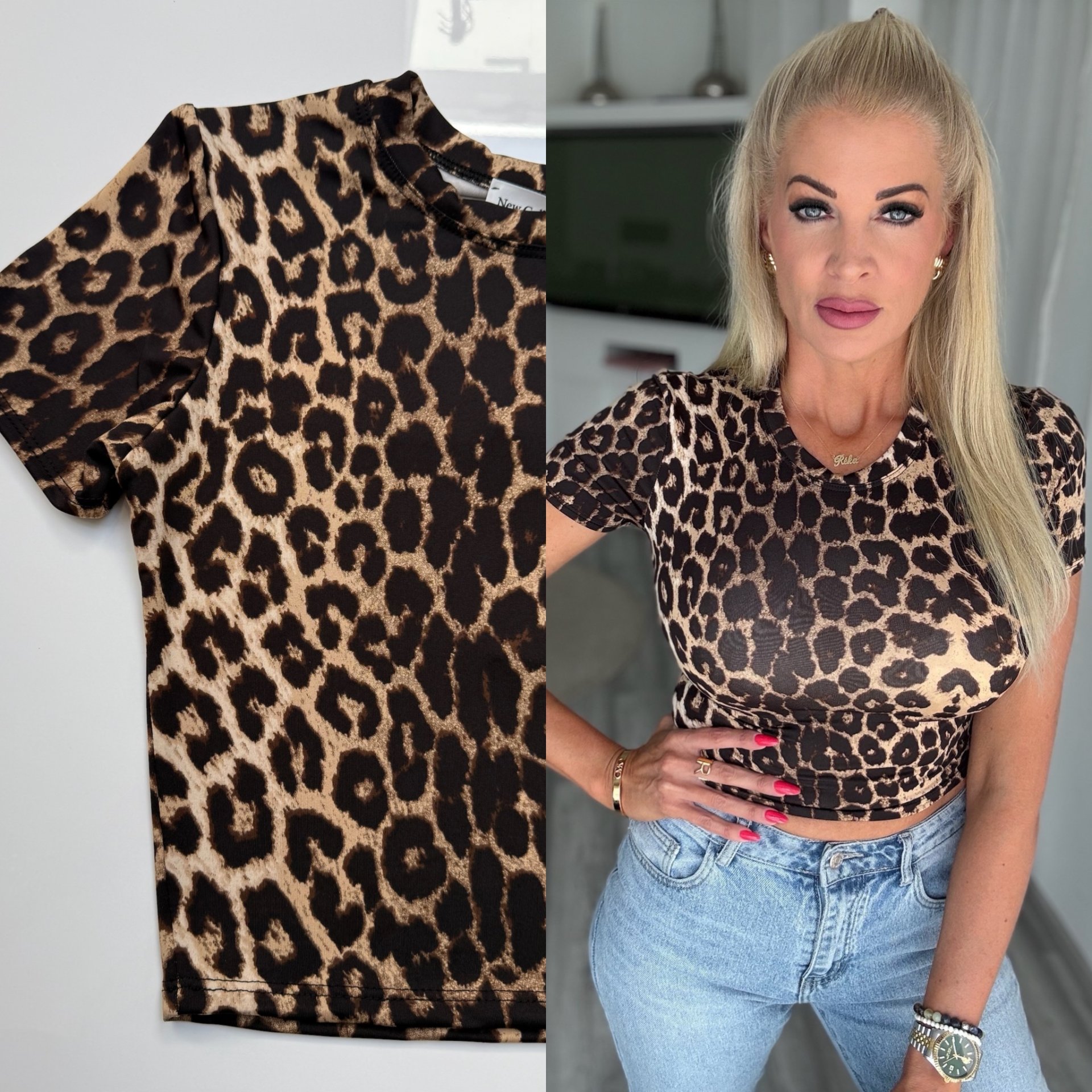 NYRA crop top Leó 