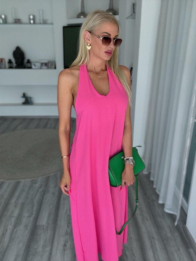FLAMINGO maxi ruha pink