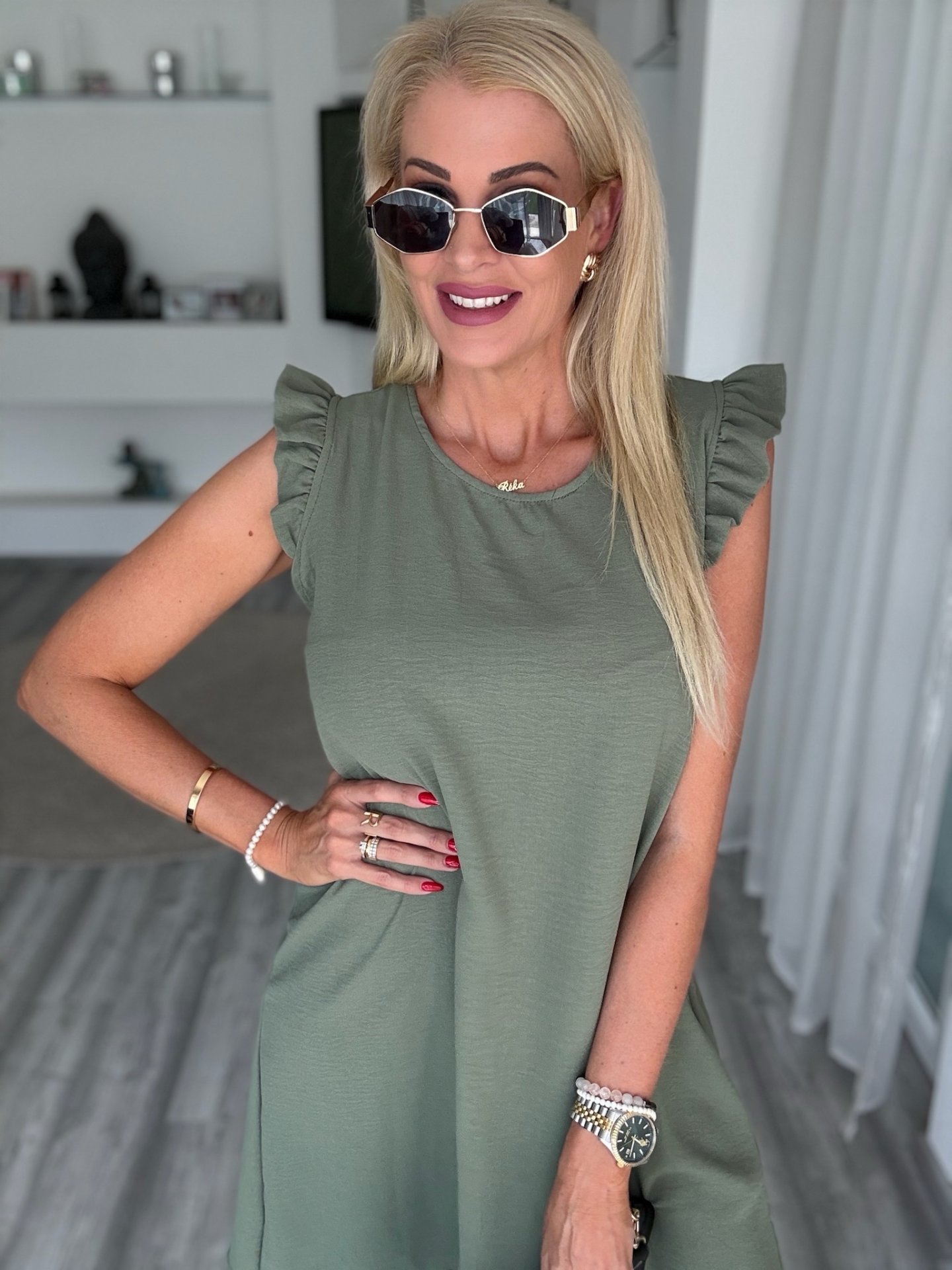 ANETT ruha khaki