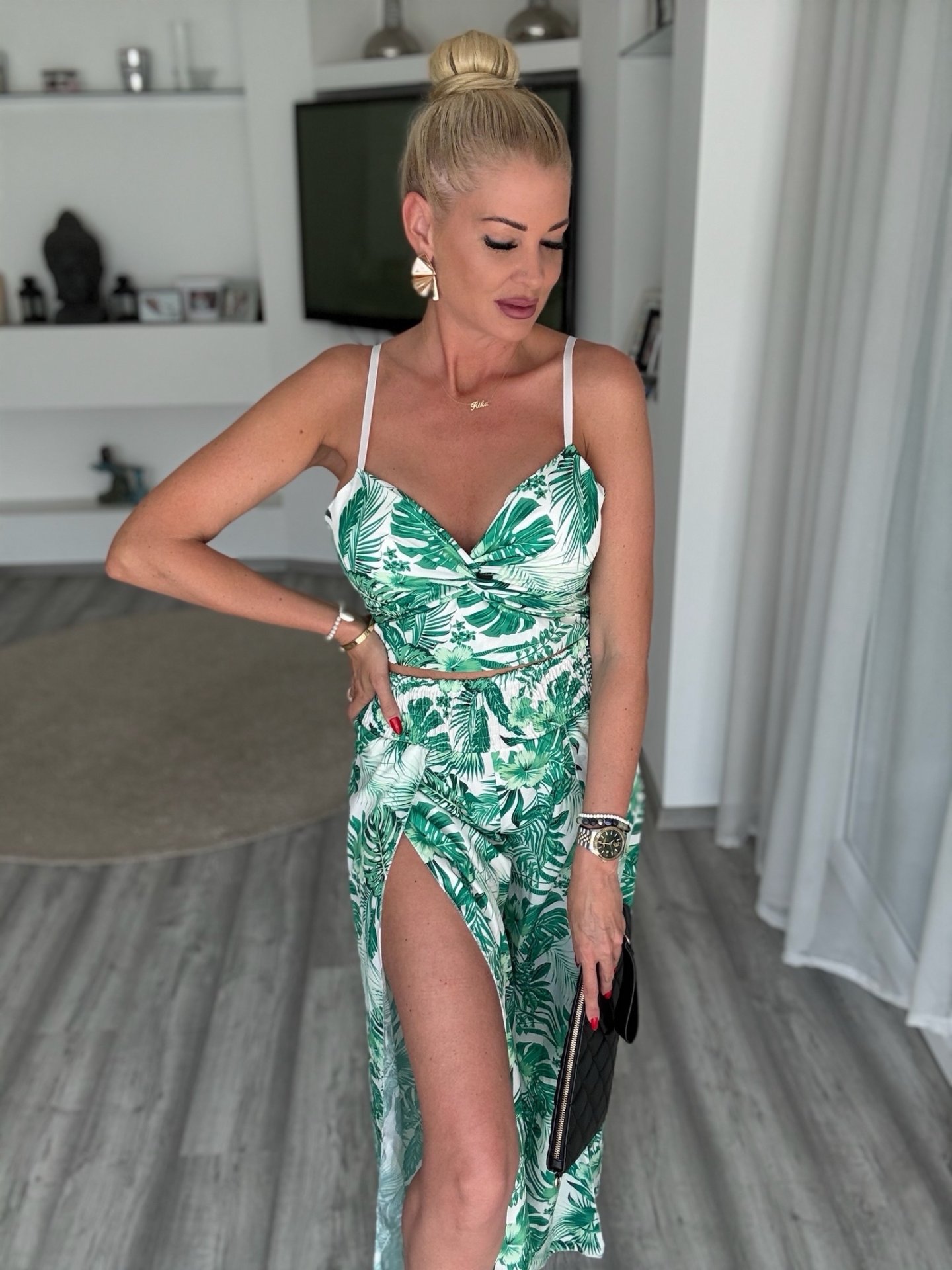 CALYPSO szett pálma fehér