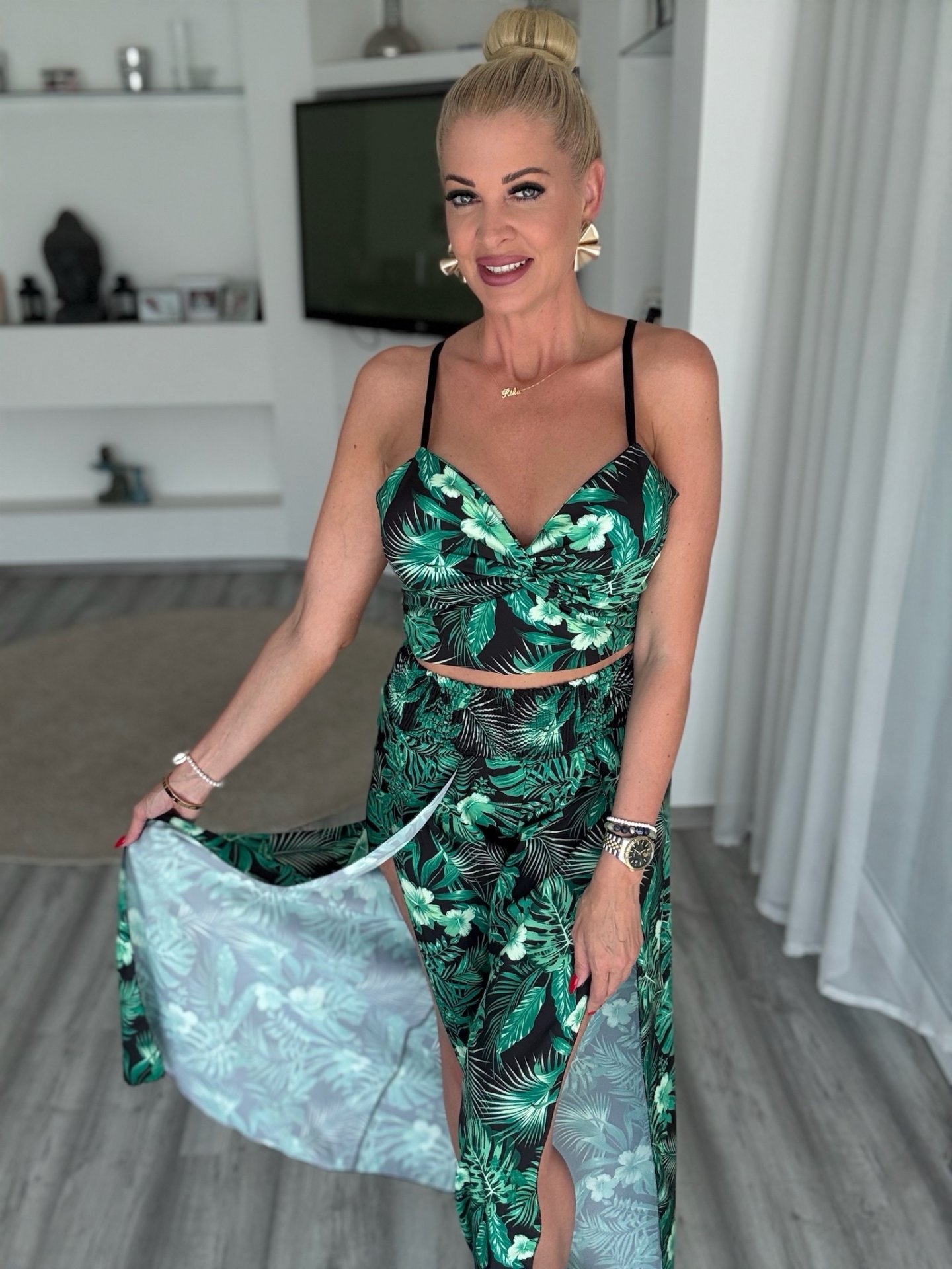 CALYPSO szett pálma fekete