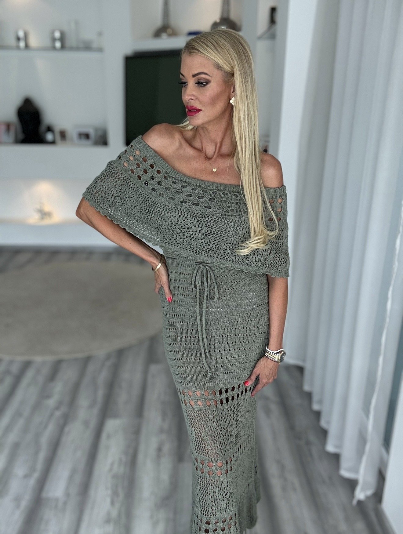 SANTORINI ruha khaki