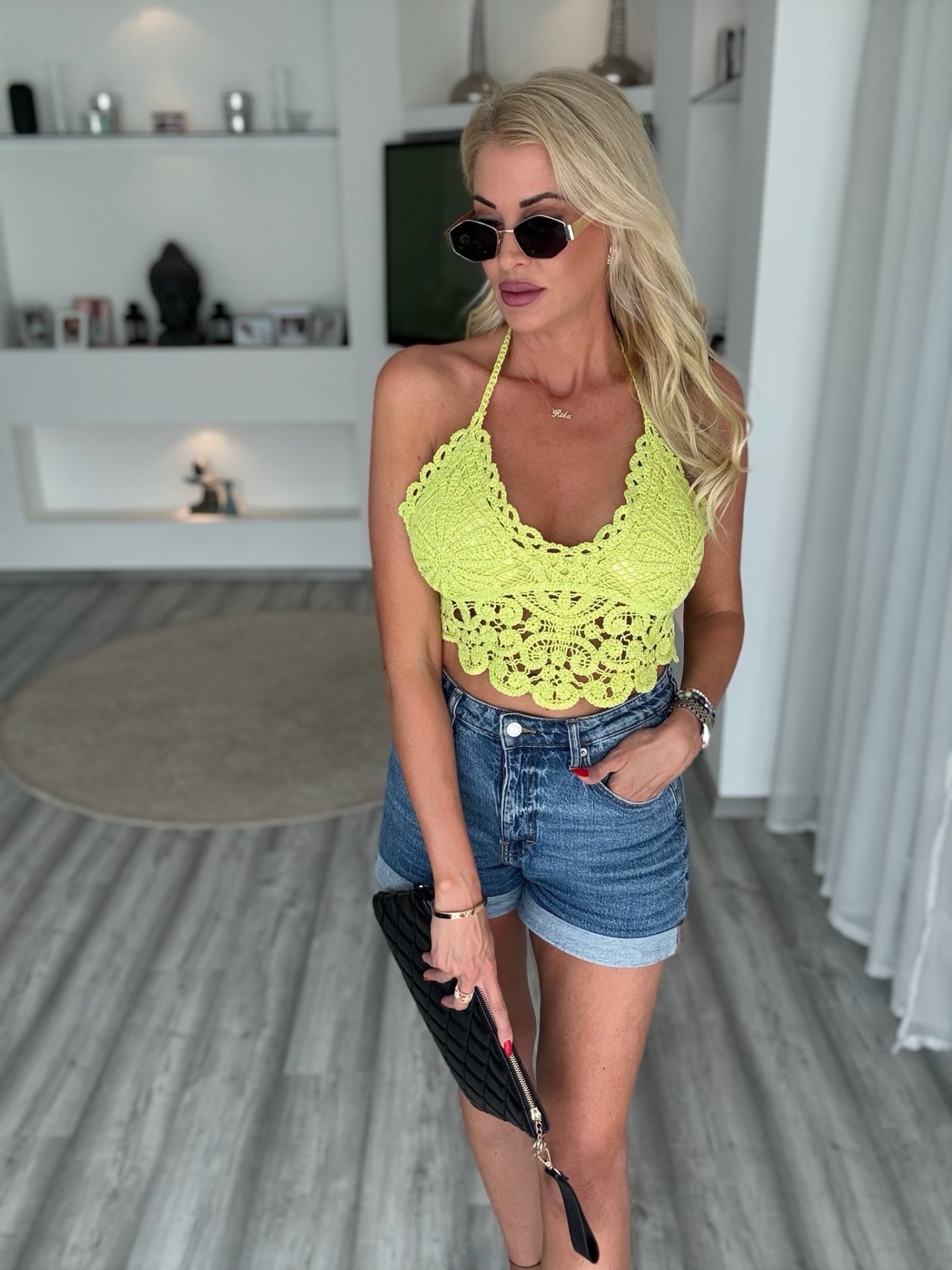 SEA madeira top lime