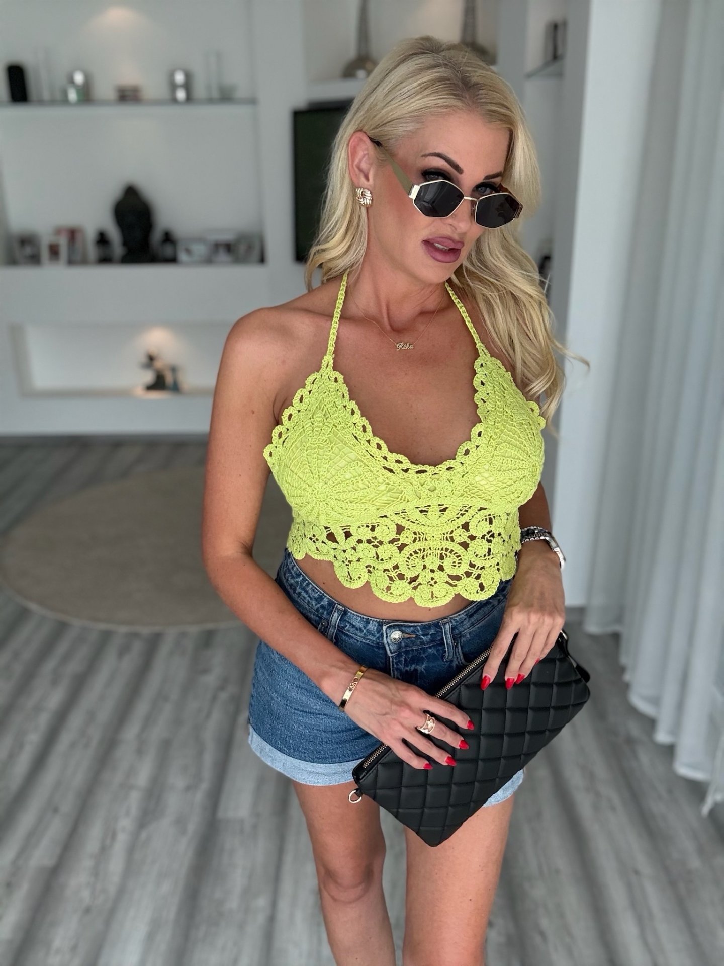 SEA madeira top lime