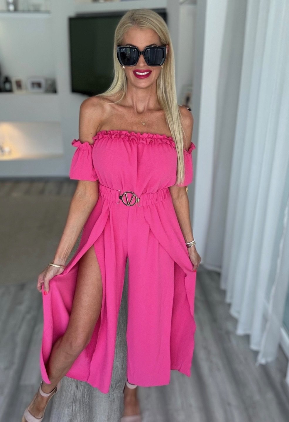 TIFFANY overal övvel pink